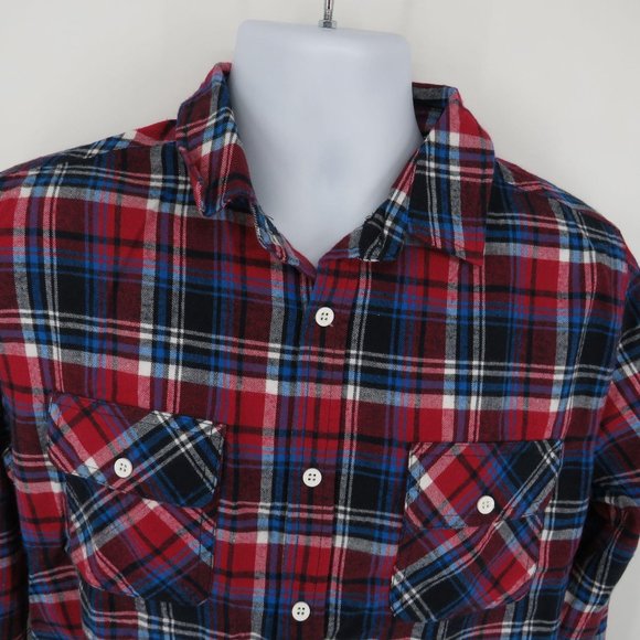 Standard Issue NYC Mens Plaid Cotton Button Down Shirt M NWT $98 - Picture 4 of 4